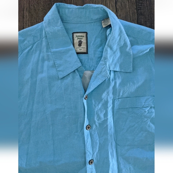 Jamaica Jaxx 100% Silk Relax Hawaiian Pin Up Stitched Camp Collar Shirt Mens XXL - Picture 3 of 12